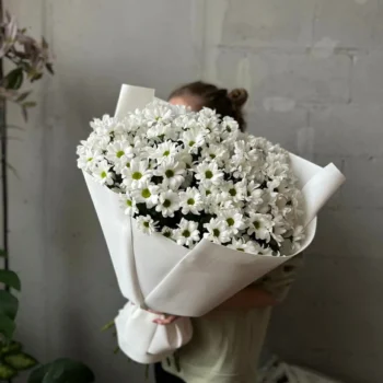 Букет из кустовых хризантем