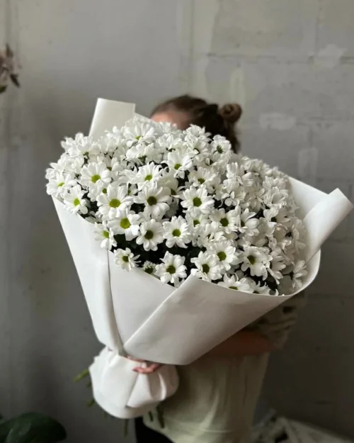 Букет из кустовых хризантем